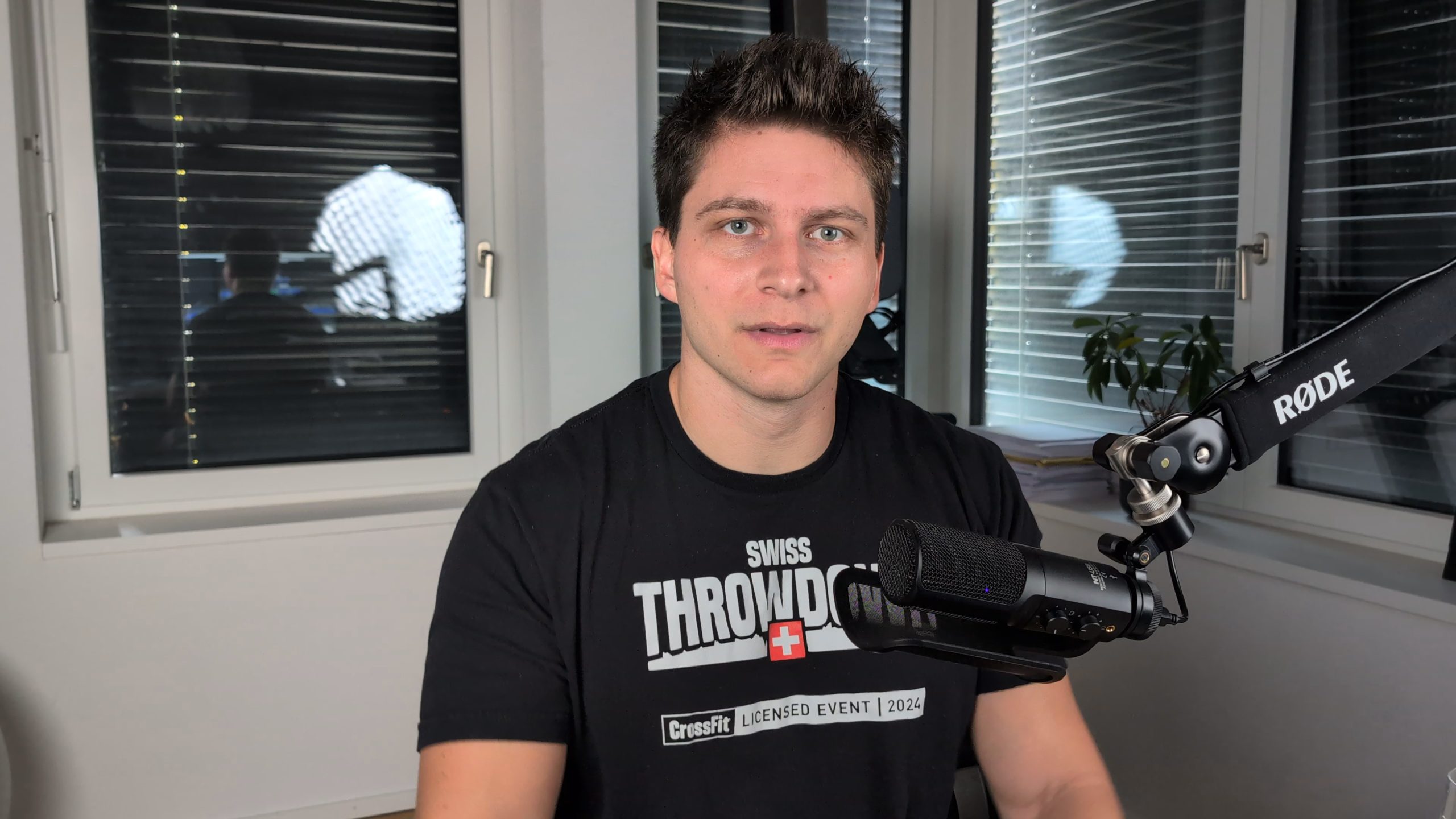 Patrick mit Mikrofon